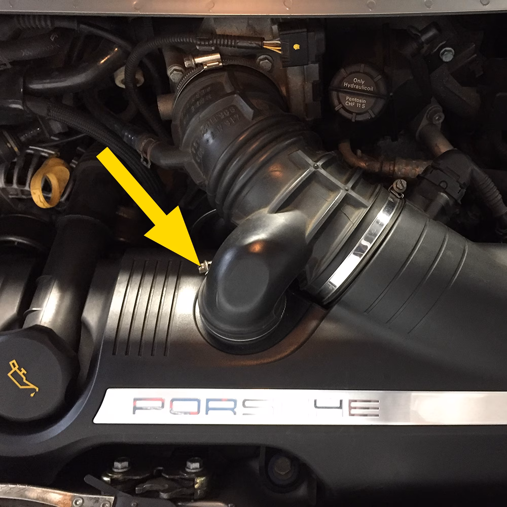 3D-gedruckter Helmholtz Resonator Bypass für Porsche 911 997