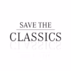 Save the Classics Autoaufkleber Vinyl Sticker für Oldtimer und Youngtimer