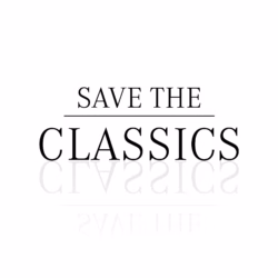 Save the Classics Autoaufkleber Vinyl Sticker für Oldtimer und Youngtimer