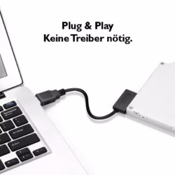 7+6 13-Pin Slim SATA auf USB CD DVD Rom Adapterkabel