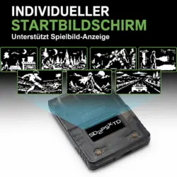 LinkRetro SD2PSXTD Transparent Black Memory Card Emulator Detailansicht